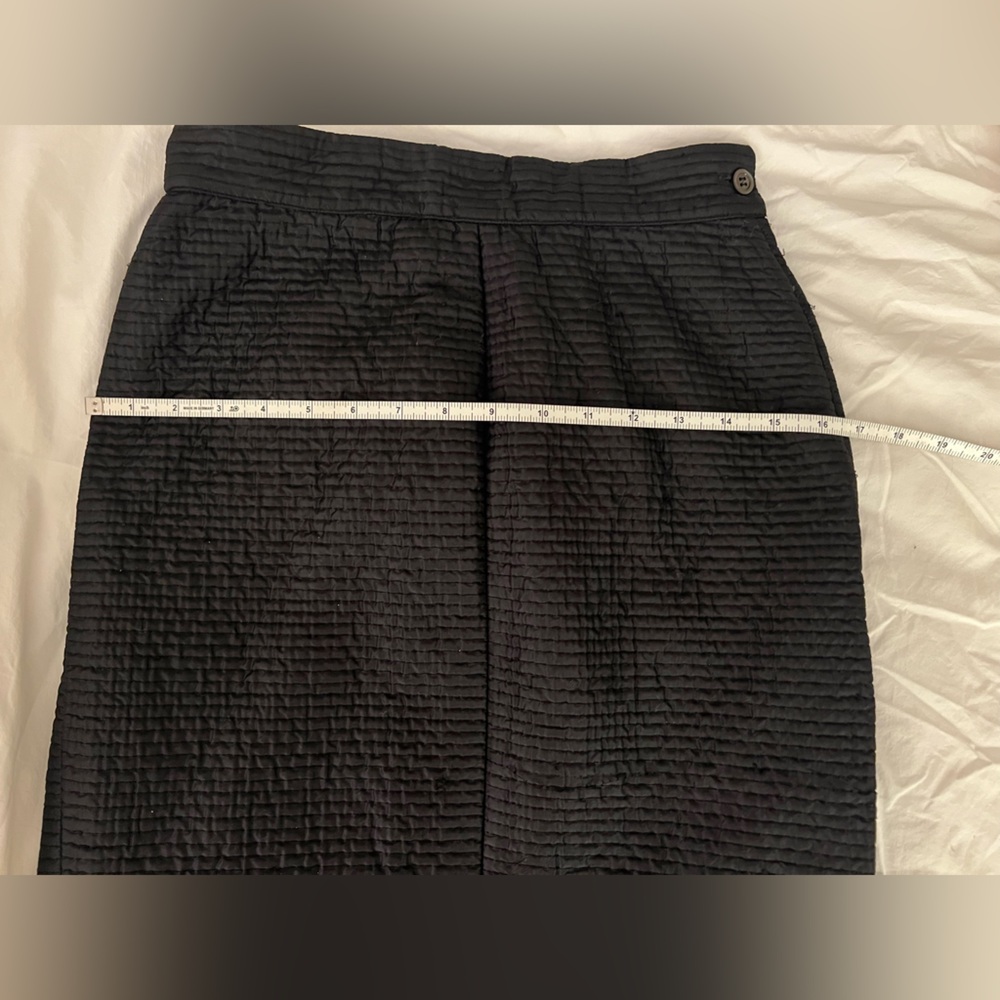 Vintage Gianfranco Ferre for Bergdorf Goodman Custom Silk Quilted Pencil Skirt - Picture 12 of 14